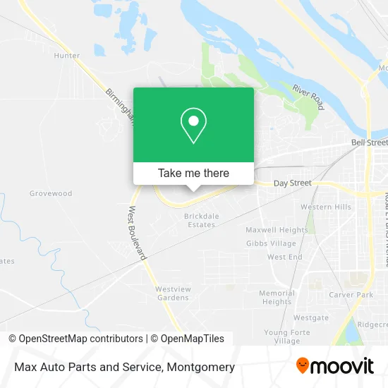 Mapa de Max Auto Parts and Service