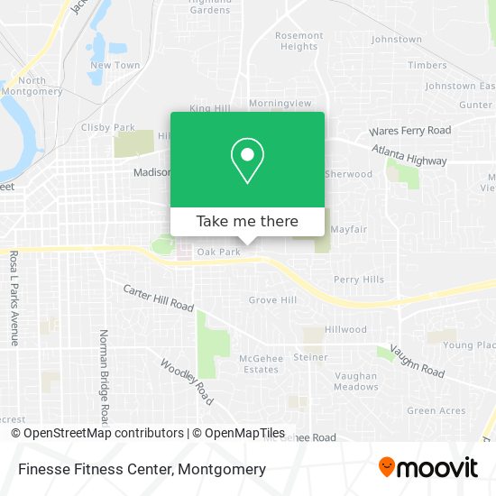 Finesse Fitness Center map