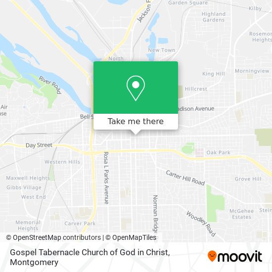 Mapa de Gospel Tabernacle Church of God in Christ