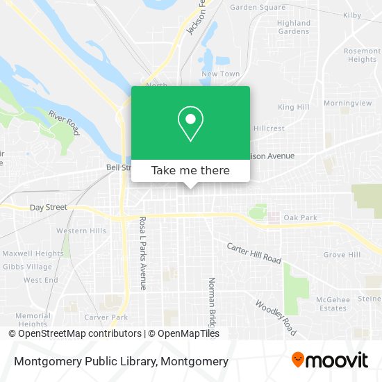 Montgomery Public Library map