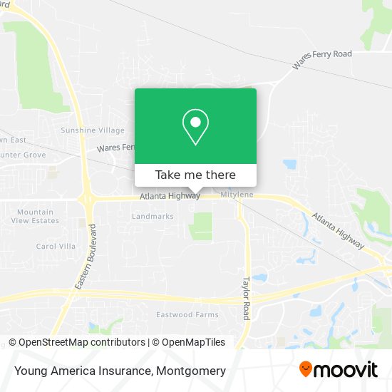 Mapa de Young America Insurance