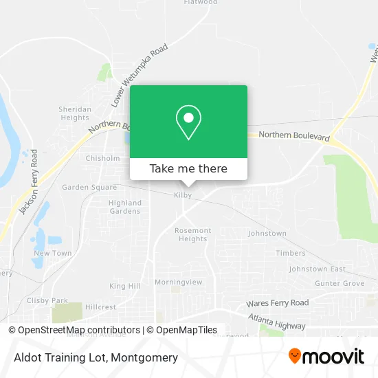 Aldot Training Lot map