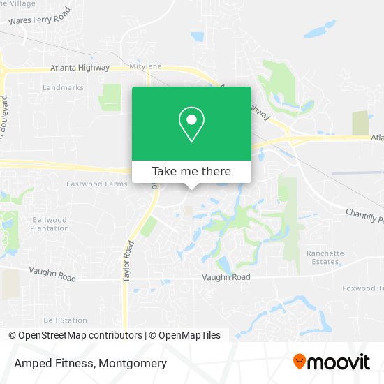 Mapa de Amped Fitness