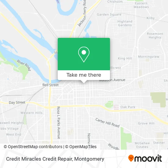 Credit Miracles Credit Repair map