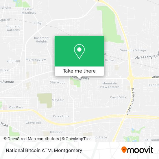 National Bitcoin ATM map