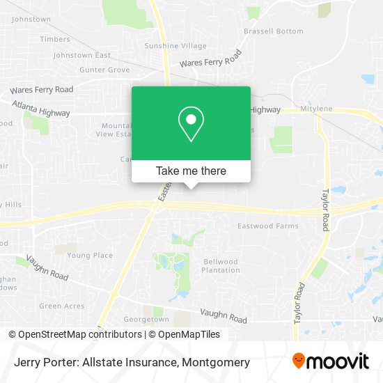 Mapa de Jerry Porter: Allstate Insurance