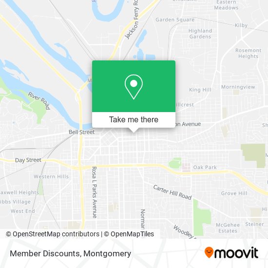 Member Discounts map