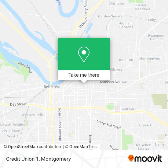 Credit Union 1 map