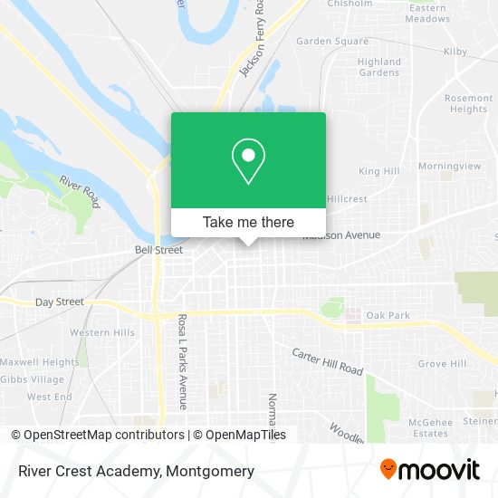 River Crest Academy map