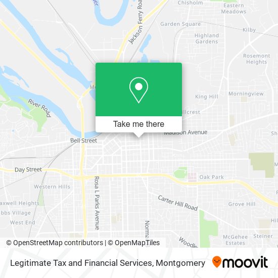 Legitimate Tax and Financial Services map