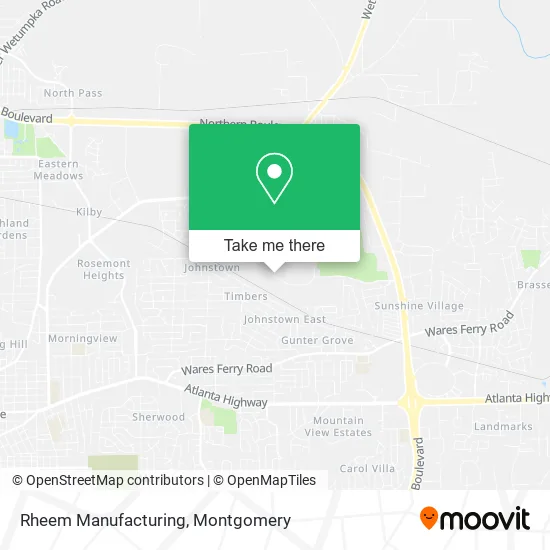 Rheem Manufacturing map