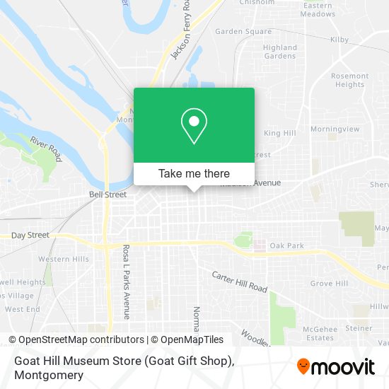 Mapa de Goat Hill Museum Store (Goat Gift Shop)