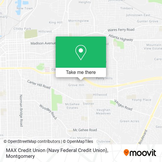 Mapa de MAX Credit Union (Navy Federal Credit Union)