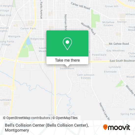 Bell's Collision Center (Bells Collision Center) map