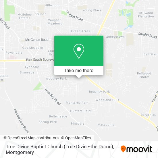 True Divine Baptist Church (True Divine-the Dome) map