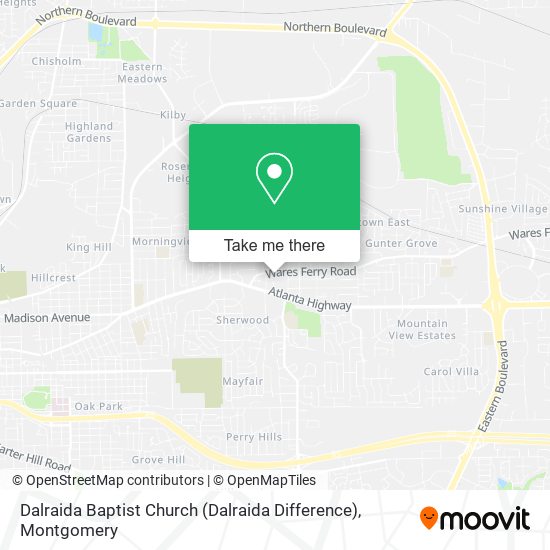 Dalraida Baptist Church (Dalraida Difference) map