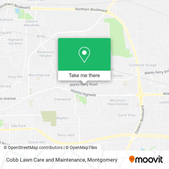 Mapa de Cobb Lawn Care and Maintenance