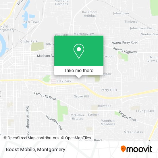 Boost Mobile map