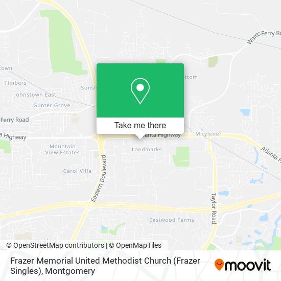 Mapa de Frazer Memorial United Methodist Church (Frazer Singles)