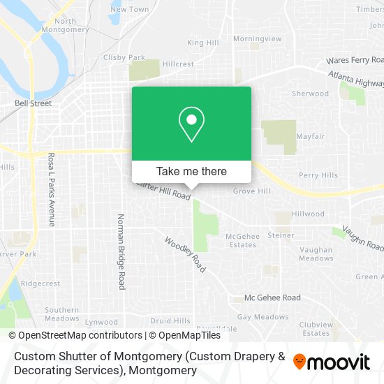 Mapa de Custom Shutter of Montgomery (Custom Drapery & Decorating Services)