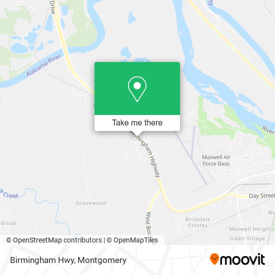 Birmingham Hwy map