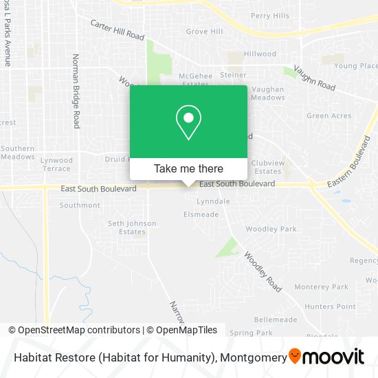 Habitat Restore (Habitat for Humanity) map