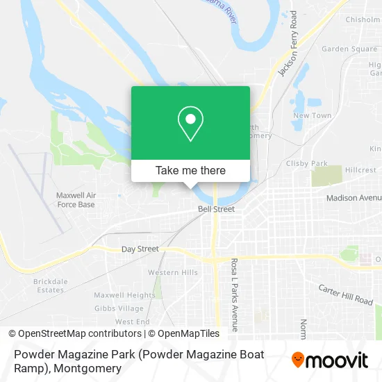 Powder Magazine Park (Powder Magazine Boat Ramp) map