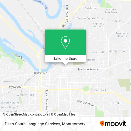 Deep South Language Services map