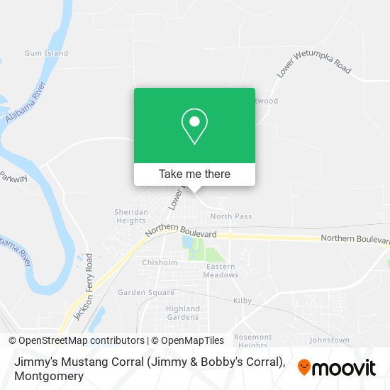 Jimmy's Mustang Corral map
