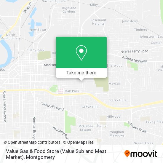 Value Gas & Food Store (Value Sub and Meat Market) map