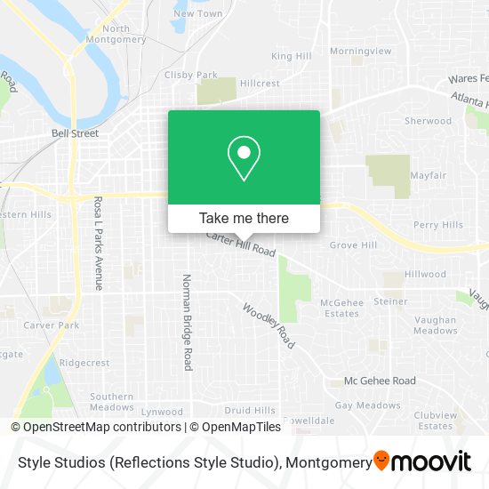 Style Studios (Reflections Style Studio) map