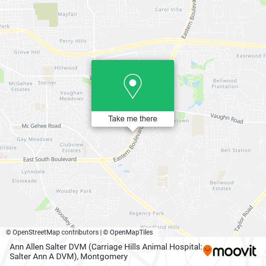 Ann Allen Salter DVM (Carriage Hills Animal Hospital: Salter Ann A DVM) map