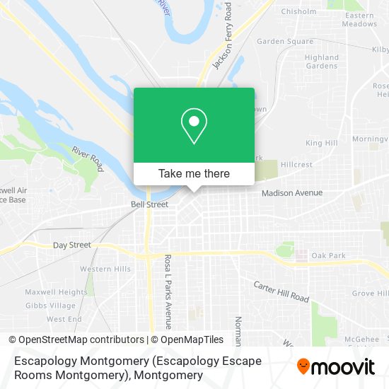 Mapa de Escapology Montgomery (Escapology Escape Rooms Montgomery)