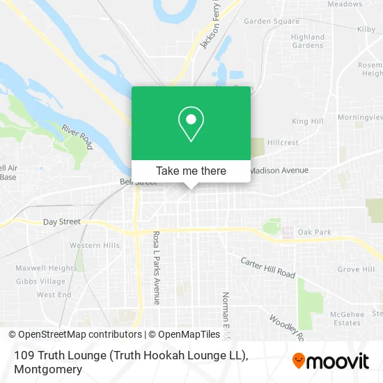 Mapa de 109 Truth Lounge (Truth Hookah Lounge LL)