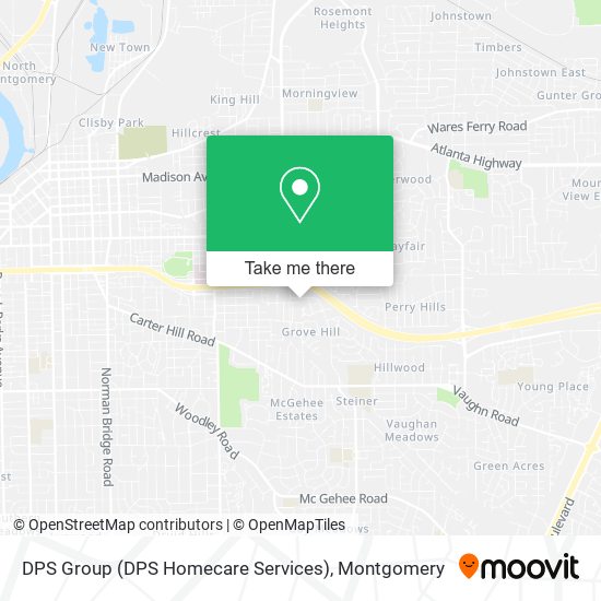 DPS Group (DPS Homecare Services) map