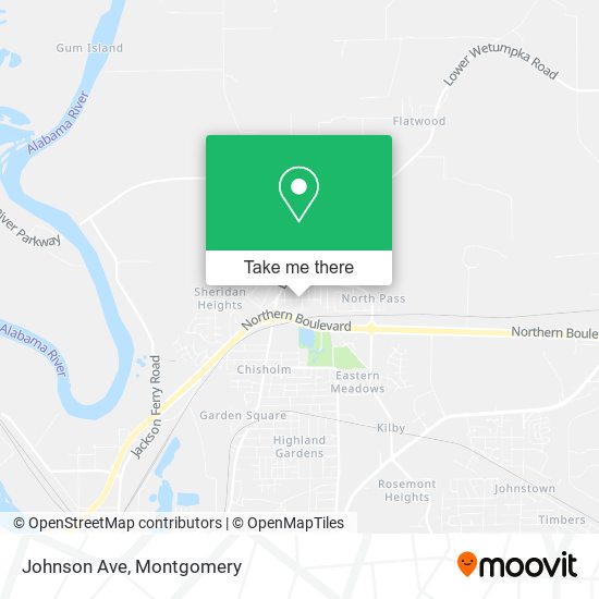 Mapa de Johnson Ave