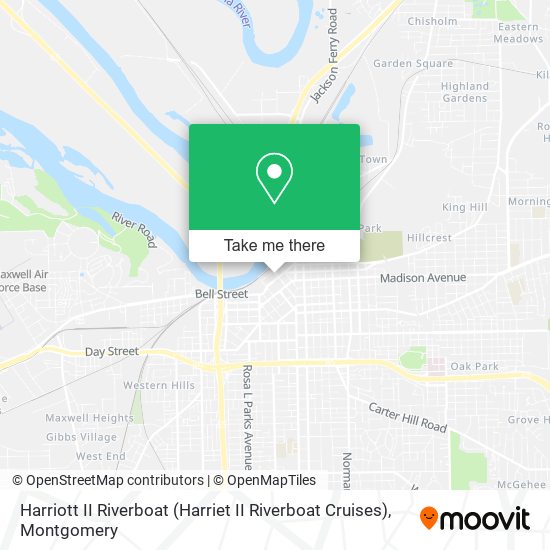Harriott II Riverboat (Harriet II Riverboat Cruises) map