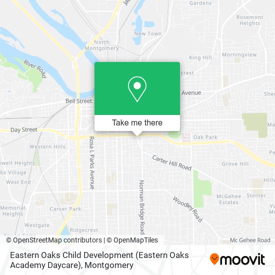 Eastern Oaks Child Development (Eastern Oaks Academy Daycare) map