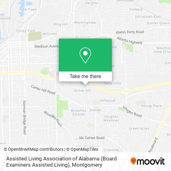 Assisted Living Association of Alabama (Board Examiners Assisted Living) map