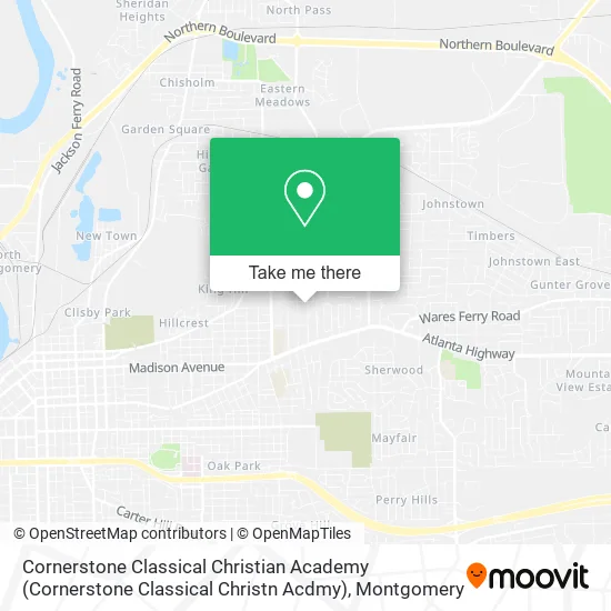 Mapa de Cornerstone Classical Christian Academy (Cornerstone Classical Christn Acdmy)