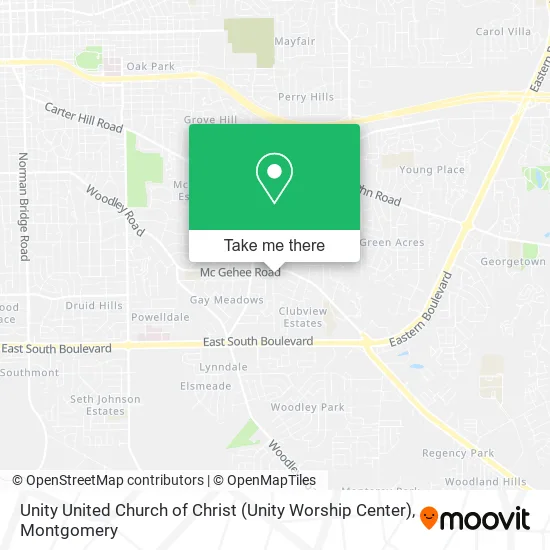Unity United Church of Christ (Unity Worship Center) map
