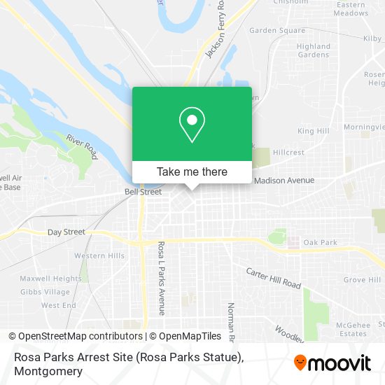 Rosa Parks Arrest Site (Rosa Parks Statue) map