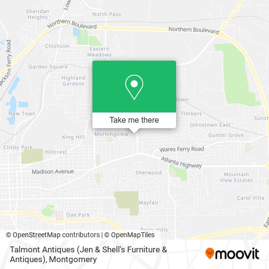 Mapa de Talmont Antiques (Jen & Shell's Furniture & Antiques)