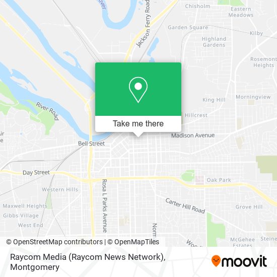 Raycom Media (Raycom News Network) map