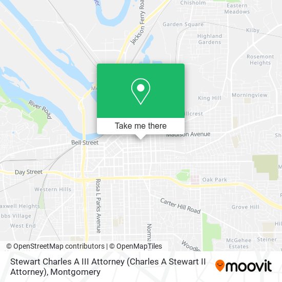 Mapa de Stewart Charles A III Attorney