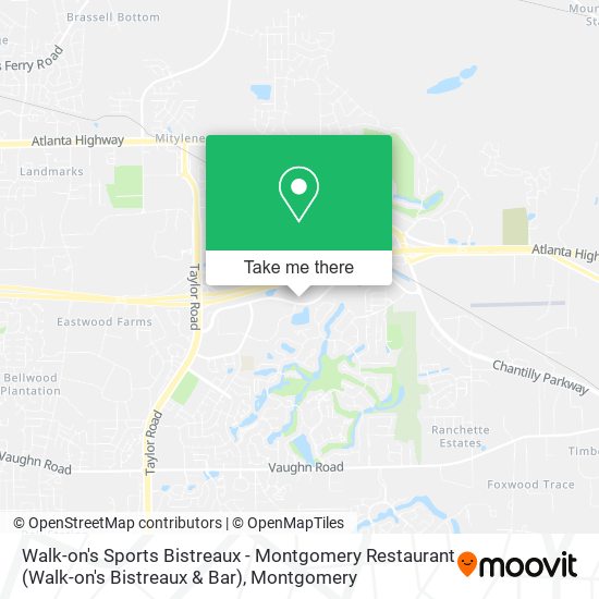 Walk-on's Sports Bistreaux - Montgomery Restaurant (Walk-on's Bistreaux & Bar) map
