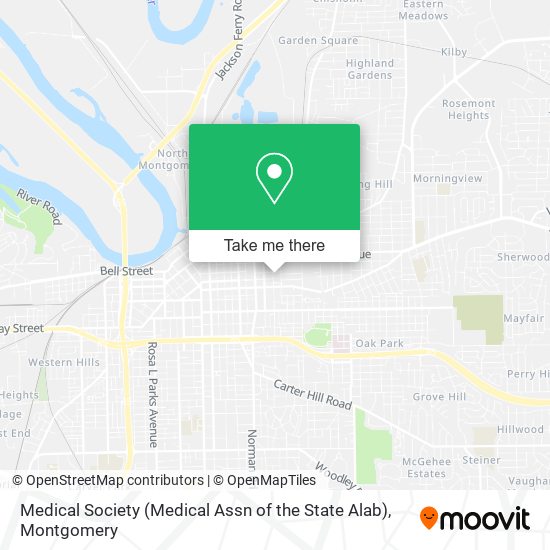 Medical Society (Medical Assn of the State Alab) map
