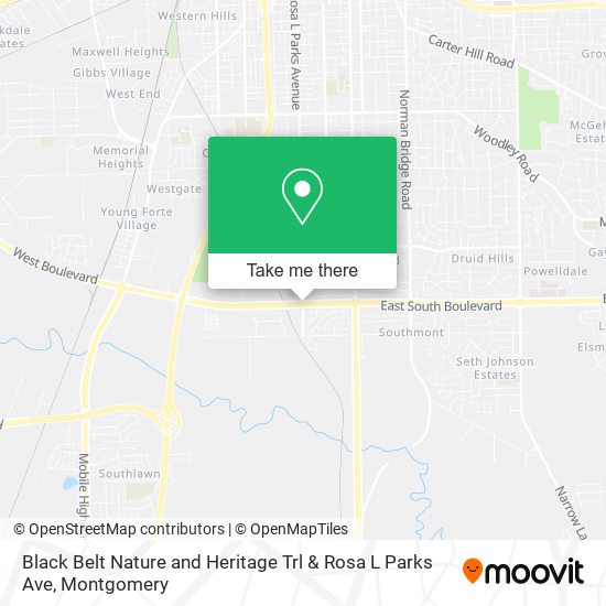 Mapa de Black Belt Nature and Heritage Trl & Rosa L Parks Ave