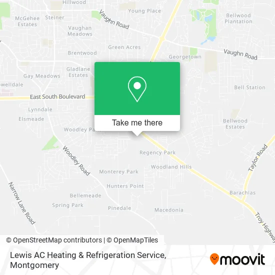 Mapa de Lewis AC Heating & Refrigeration Service