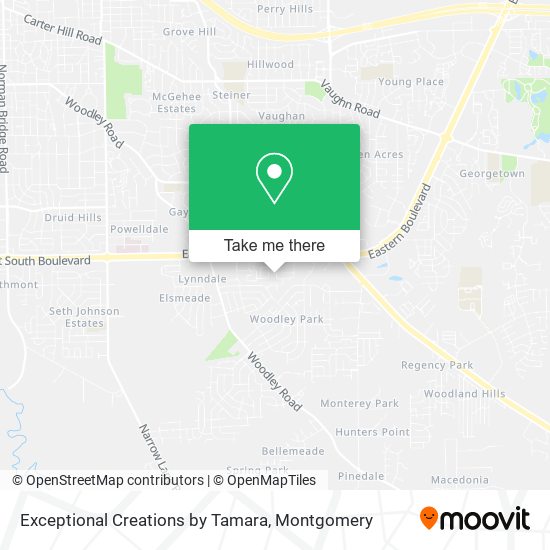 Exceptional Creations by Tamara map